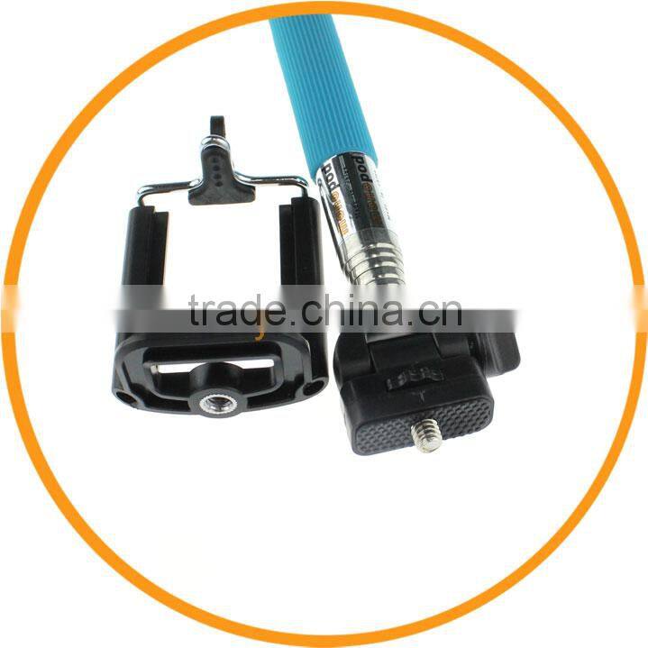 Z07-1+L ( U clip 5.5-8.5cm) Mobile Phone Monopod for Note 3 S5 S4 S3, 5G 5C 5S from dailyetech