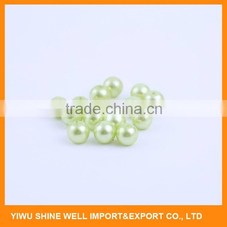 Latest trendy style crystal glass round beads from manufacturer