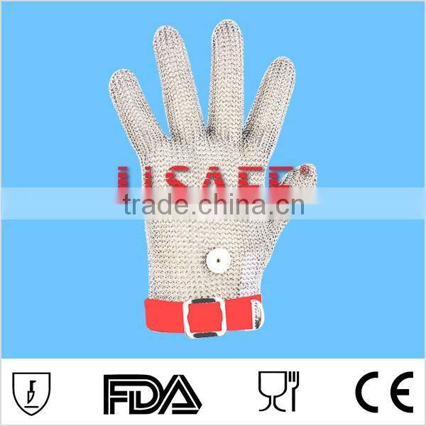 2015 anti cut fastener metal working pants of butchers