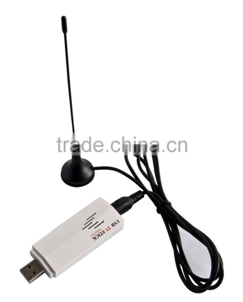 Portable FM media player with analog usb tv tuner