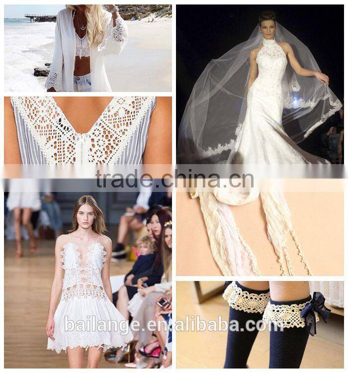 2016 newest sewing lace trim for women wear