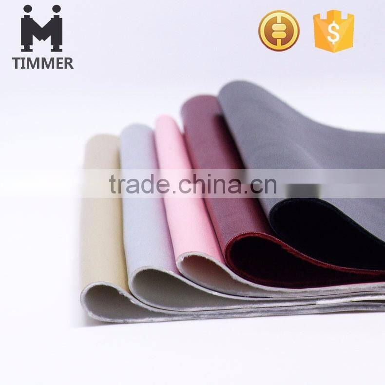 high quality shining pu glazed leather fabric for shoes/ bags
