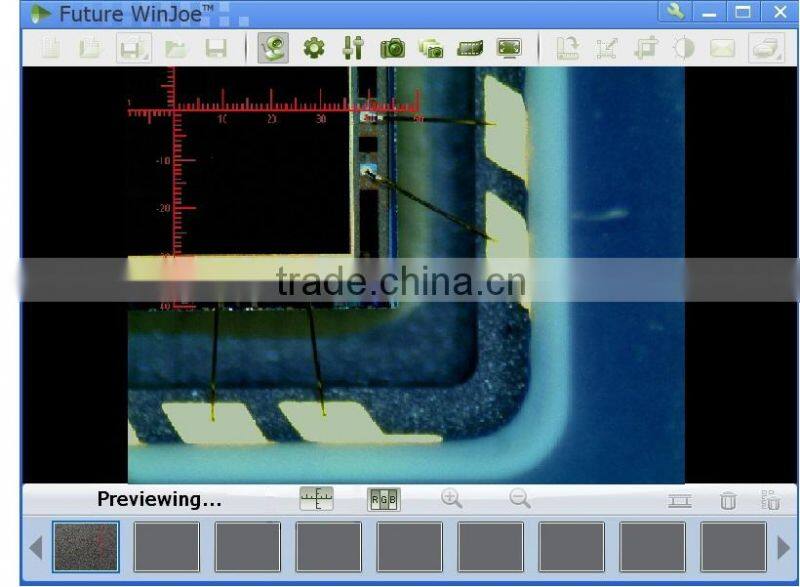 Patent MDA1300R handheld digital magnifier with reticle measurement function for electronic inspection