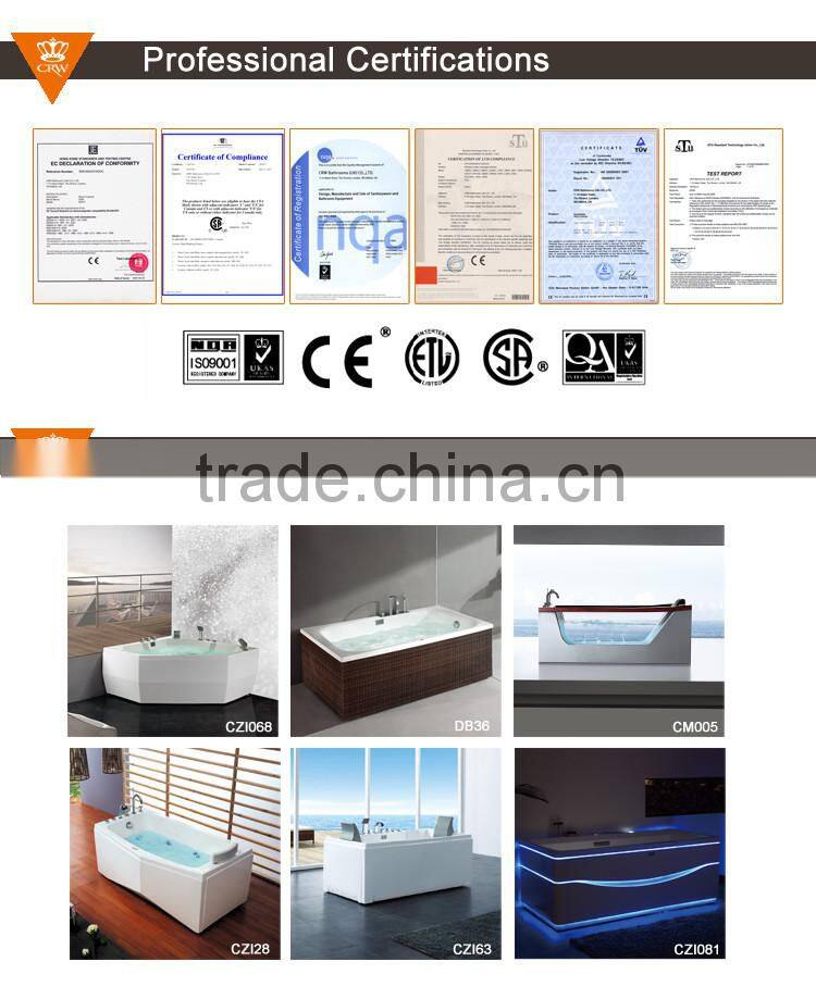 CRW OCY287CS Rectangle Freestanding Soaking Bathtub