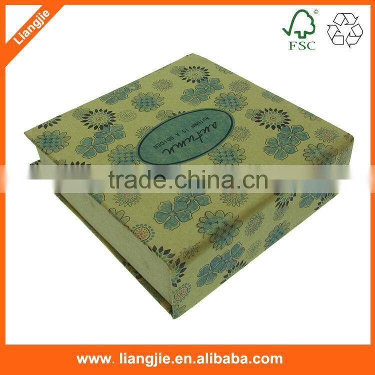 Hard paper box memo pads, notepads with ballpen and holder