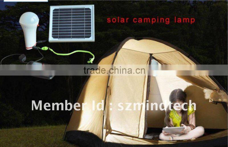 nice design solar camping lantern with cell phone charger