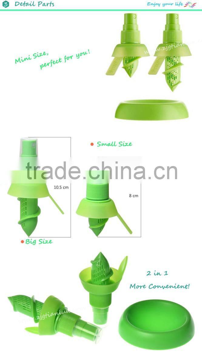 Home Kitchen Gadgets Lemon Squeezer Sprayer,Citrus Mist Orange Extractor Sprayer,Plastic Handheld Citrus Juice sprayer factory