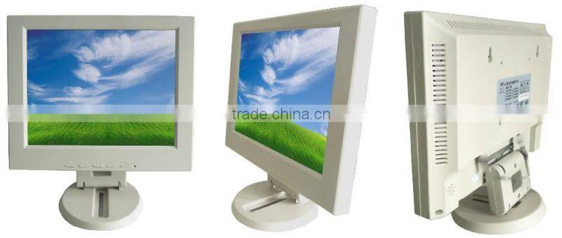 Black white color vga hdmi usb av tv input 10inch square lcd tv