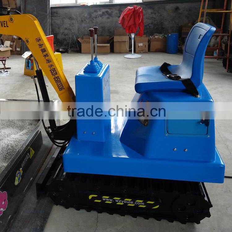 Funshare hot children excavator amusement kids ride on excavator for children