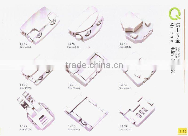 Qifeng new design turn lock,bag accessories