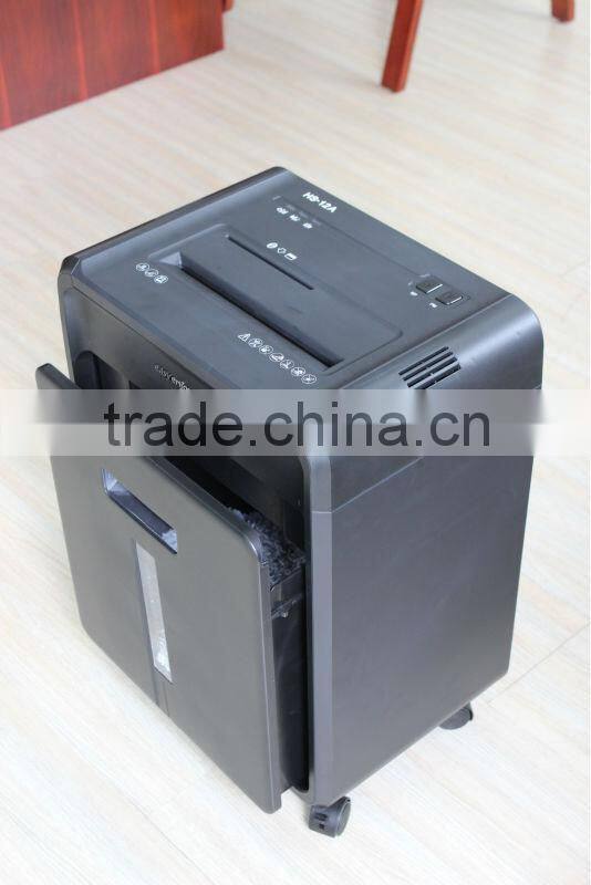 Large capacity 12 sheet micro cut shredder paper