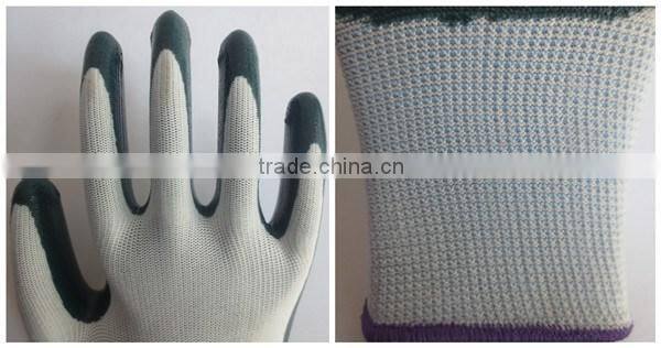 BSSAFETY Cheap nitrile coated safety gloves for industrial or garden working