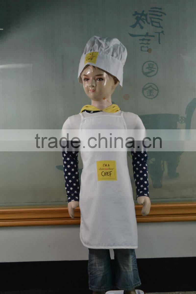 ECO-friendly Children Kid Chef Apron Chef Hat Set