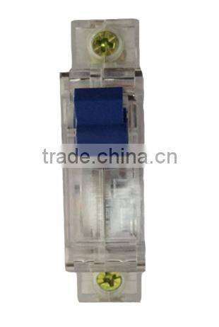 mini circuit breaker with transparent cover DZ47-63 1P 6-32A