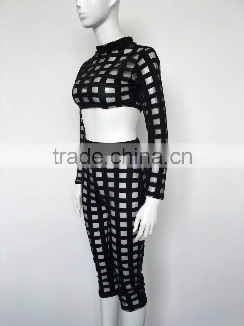 Bonvatt Europe and the United States sexy self cultivation spent two piece bandage pants nightclubs