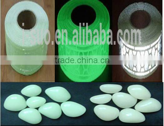 Luminous pigments for glow in the dark string