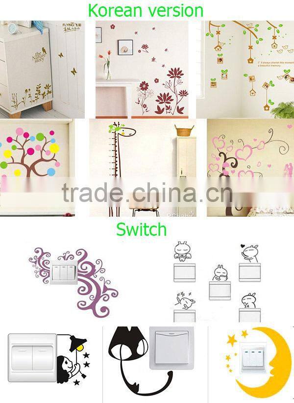 Top quality custom made wall art sticker supply