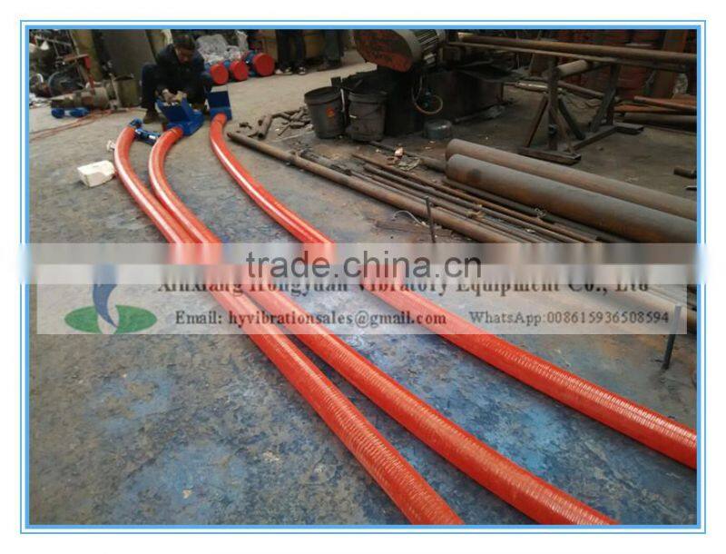 Portable / Mobile grain suction machine with soft pipes