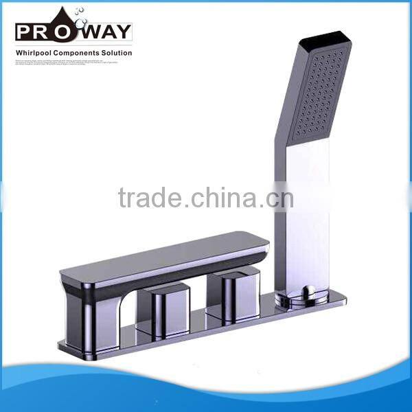 Five Holes Deck Mount Used Bath Faucet Waterfall Faucet for Bathtub