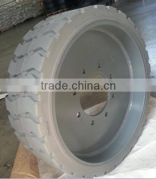 fast delivery good price genie part 94908 scissor lift solid tire wheel 22x7x173/4 8 holes 15x5 12x4.5