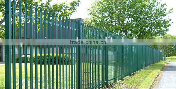 2015 hot sale low carbon steel wire palisade fence