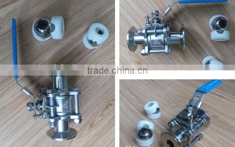sanitary ss304/316 ball valve manufacture stainless steel ball valves