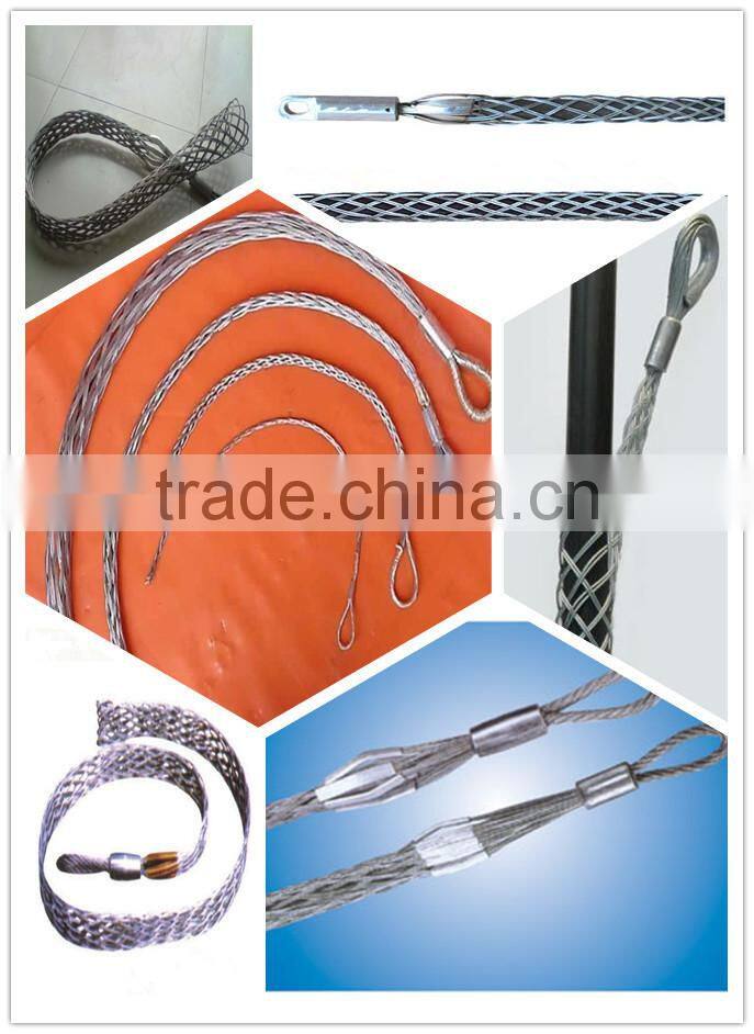 Tubular cable grip sock