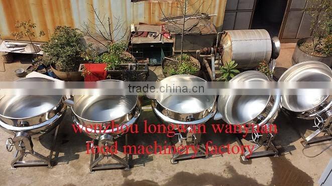 400L tilting Jacketed cooking Kettle with mixing agitator