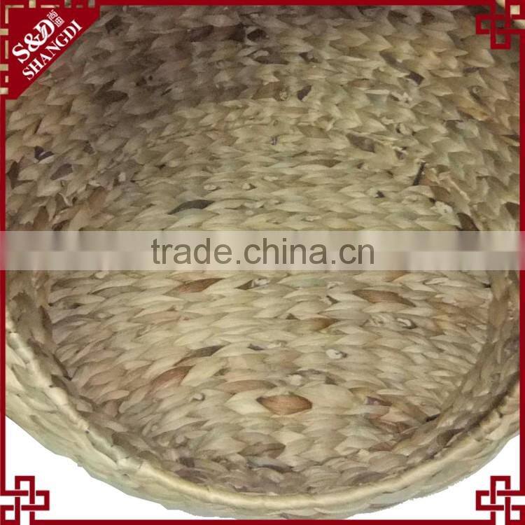 New egg shape natural water hyacinth woven pet bed / pet house