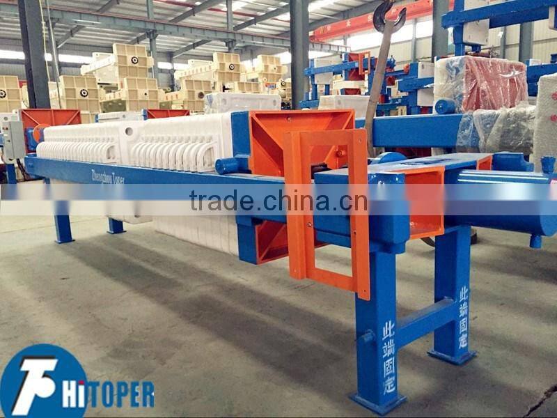 Steel production factory wastewater treatment dewatering press filter