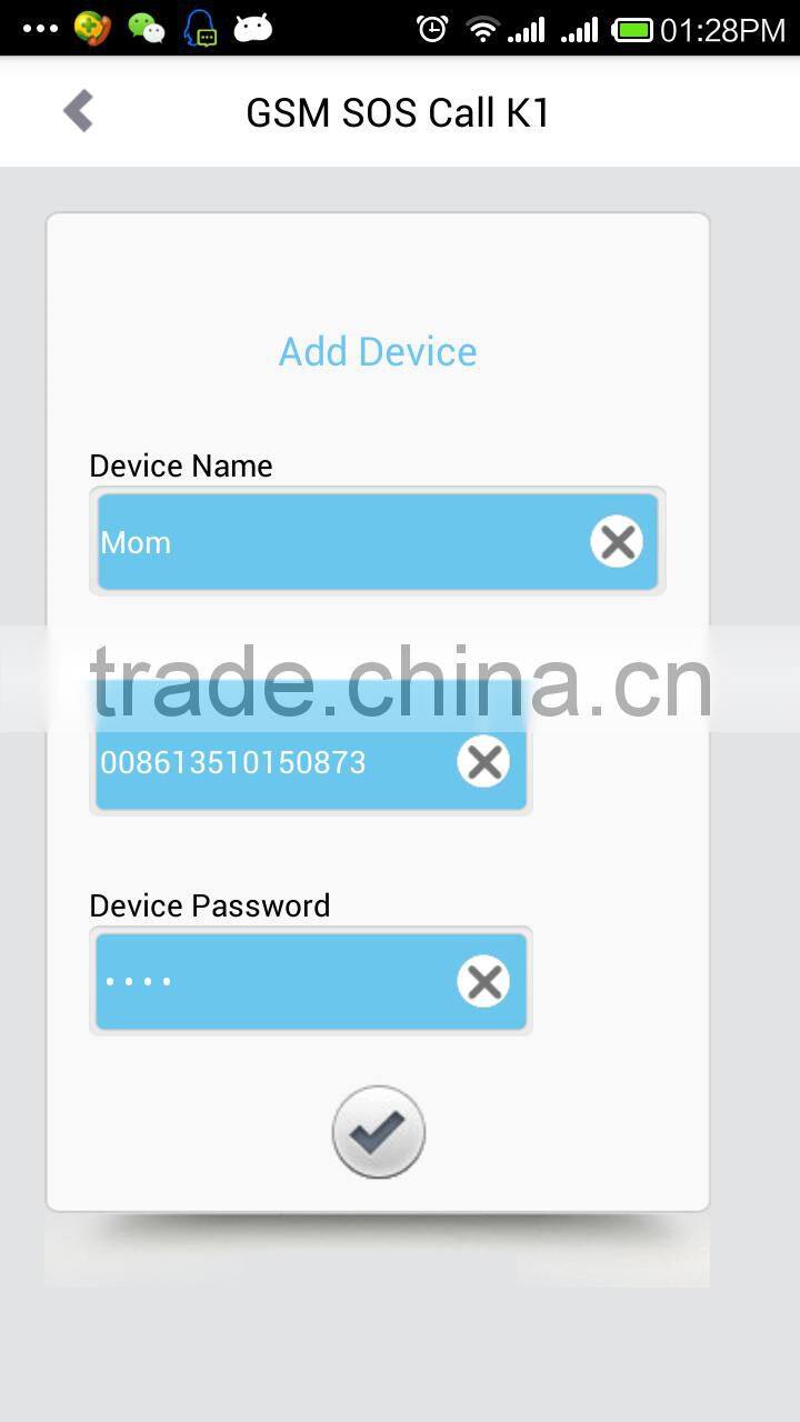 elderly care Emergency Call alarm System gsm auto dialer