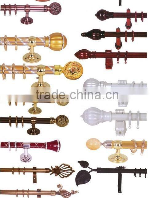 Furniture Aluminum Profiles , retractable and circular aluminium curtain rod