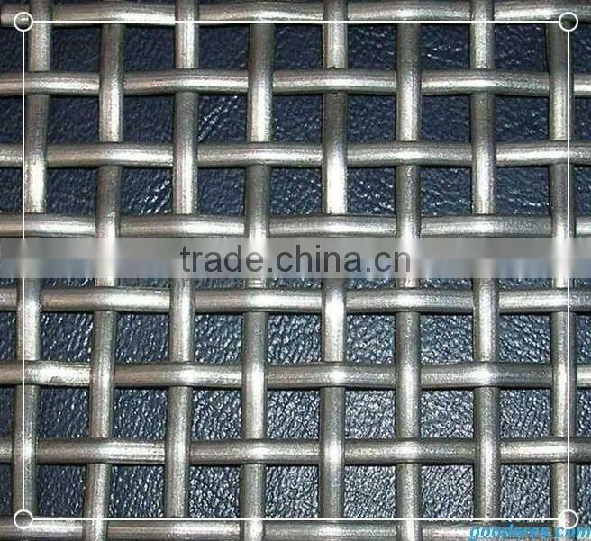 Hot dipped galvanized after welding 25m roll length square hole woven mesh Crimped Wire