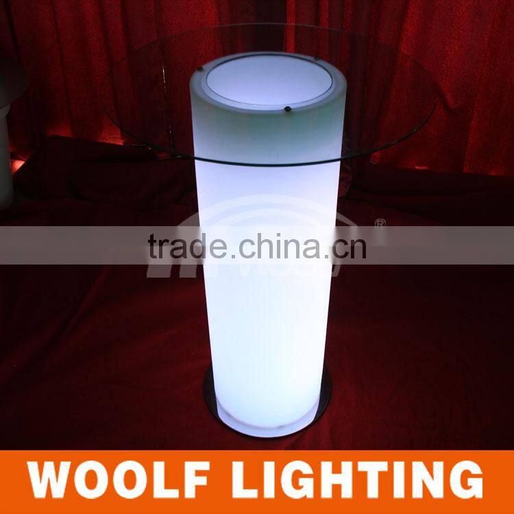 Popular Bistro and Bar Glowing Rechargeable Flashing Colourful LED Lighting Ice Bucket