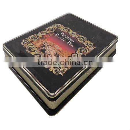 R408 rectangle top grade black tea packing box
