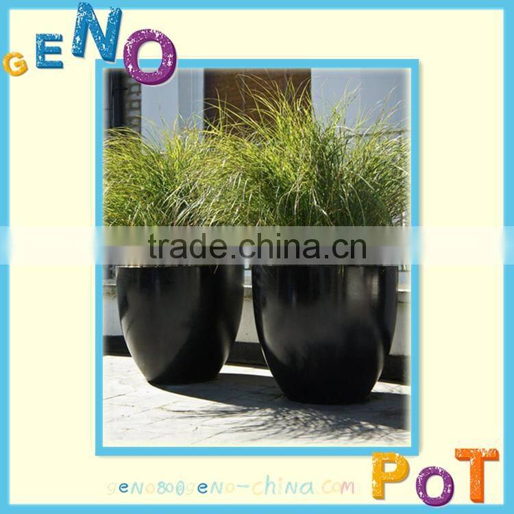Artistic high-grade garden fiberglass plant pot,Residential neat flower pot