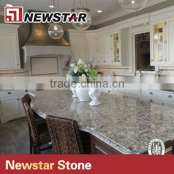 Custom USA solid wood kitchen cabinets with granite countertops