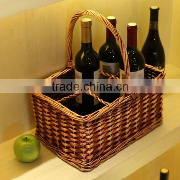 wicker wine holder basket wicker bottle holder