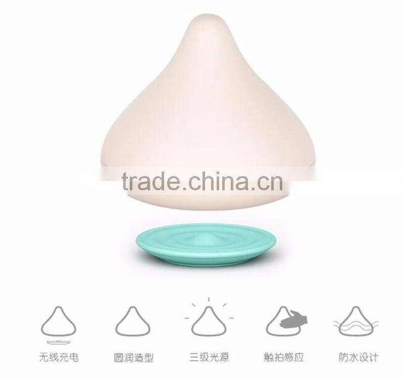 Two generation chocolate Atmosphere lamp Wireless charging Waterproof touch shoot induction Creative chocolate Night light