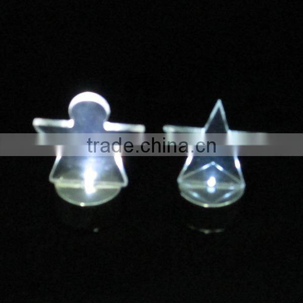 Hot sale product christmans decoration plastic led candles lids