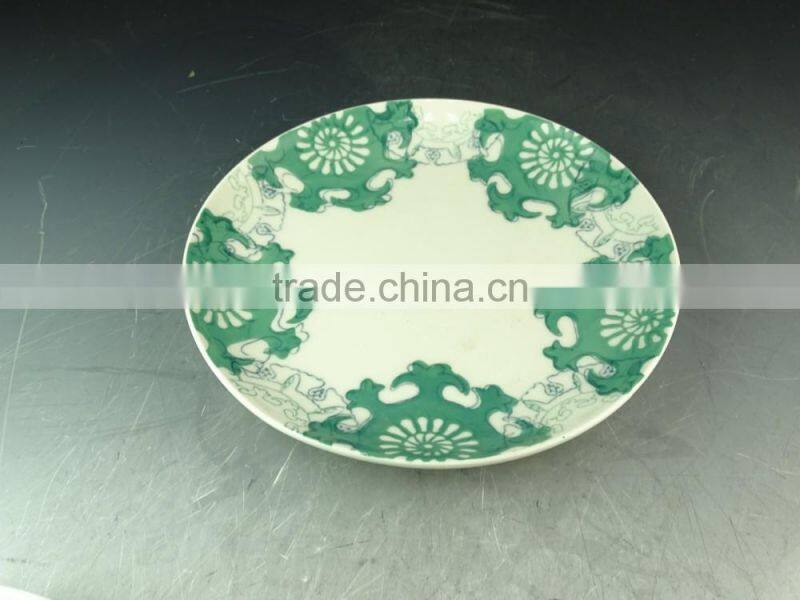 decorative dinner plate , cheap porcelain plate for promotion