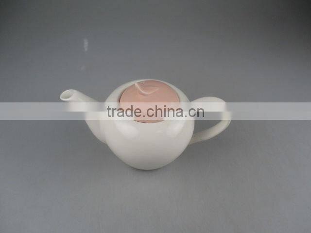Stocklot cheap pearlized ceramic teapot