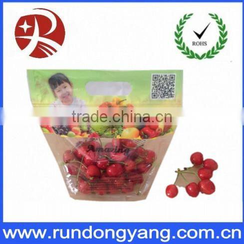 PE OPP LDPE Plastic slider zipper zip lock fruit protection packaging bag