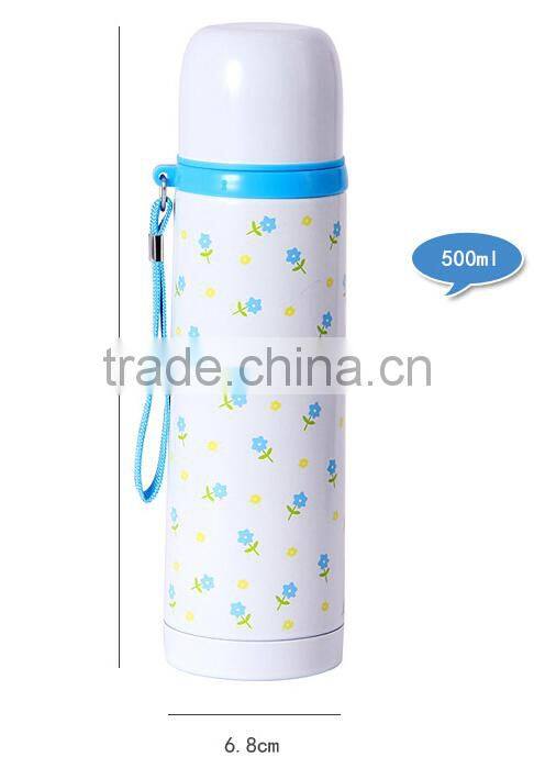 Supply Creative fashion bullet stainless steel thermos cup / cold reserving cup (500ml)