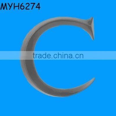 Black resin alphabet letter z crafts