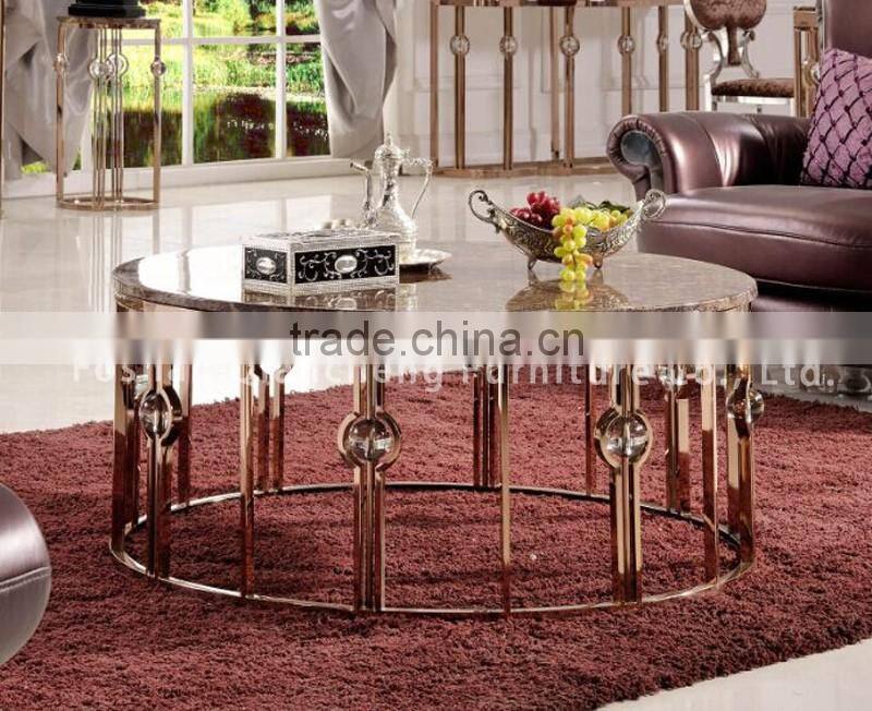 Modern stainless steel coffee table legs tea table