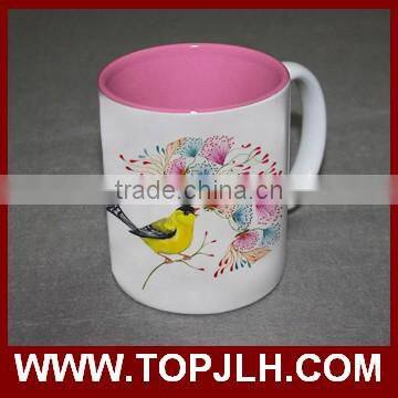 Top selling products 2017 ceramic white clorful starbucks coffee mug