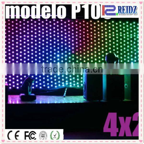New year 2017 WS2821 IC flexible video curtain lighting dj led back stage screen