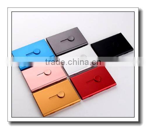 Aluminum business card case,credit card case for wholesale