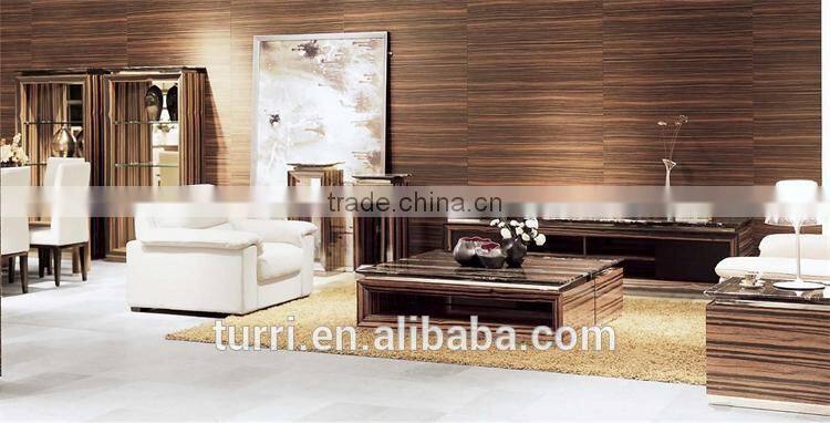 luxury marble top corner table, sofa side table for living room furniture